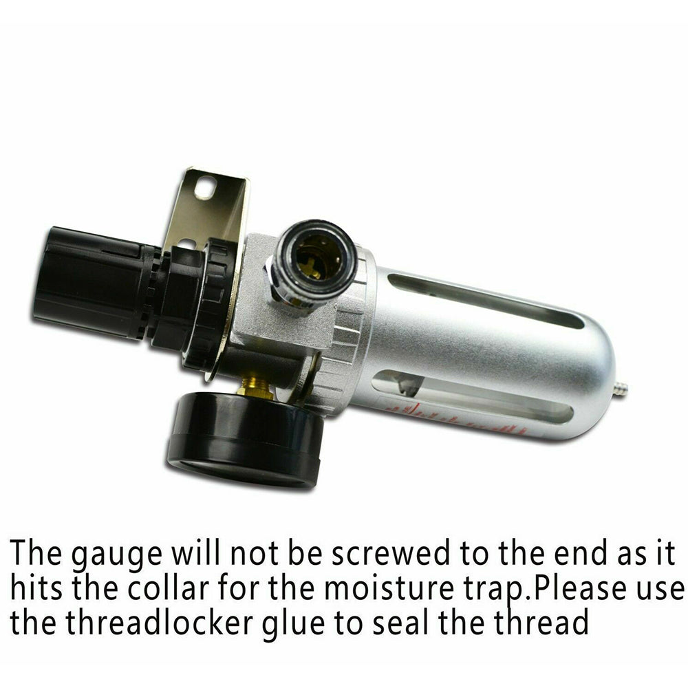 Bullair X-BULLAir Compressor Oil Moisture Water Filter Regulator Separator Mou ...