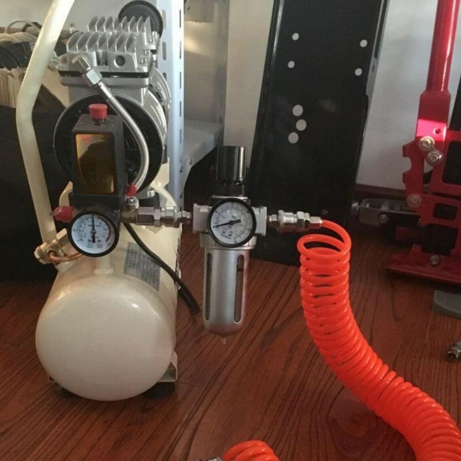 Bullair X-BULLAir Compressor Oil Moisture Water Filter Regulator Separator Mou ...
