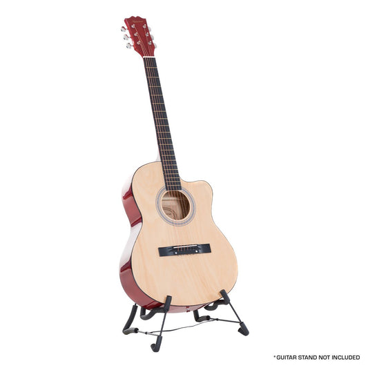 Karrera Acoustic Cutaway 40in Guitar - Natural