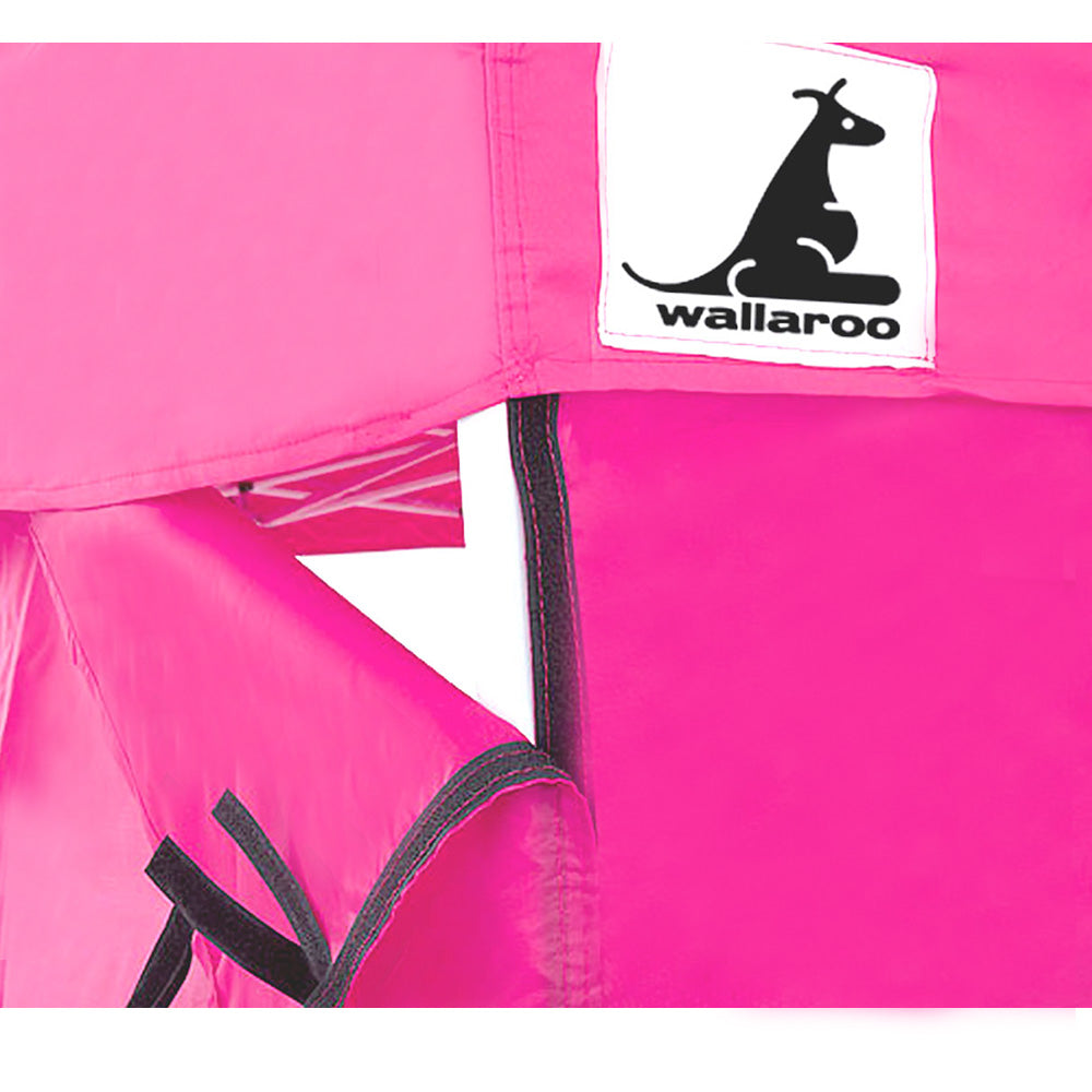 Wallaroo Gazebo Tent Marquee 3x3 PopUp Outdoor Pink