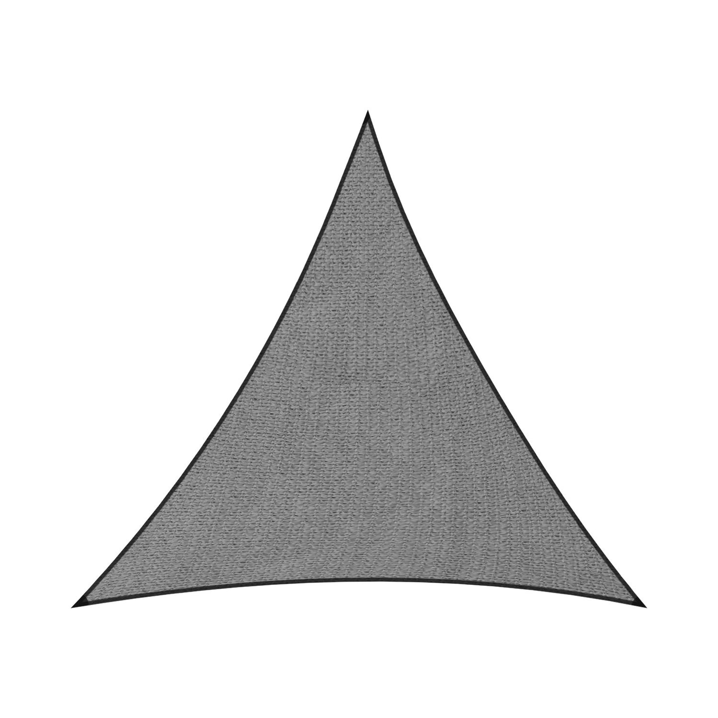 Wallaroo Outdoor Sun Shade Sail Canopy Grey Triangle 5 x 5 x 5M