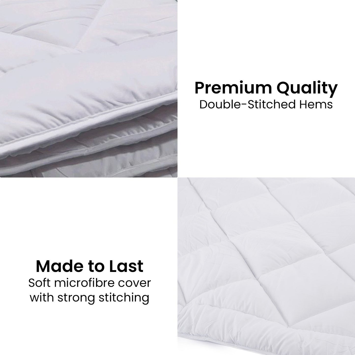 Laura Hill 800gsm Microfibre Bamboo Quilt Comforter - King