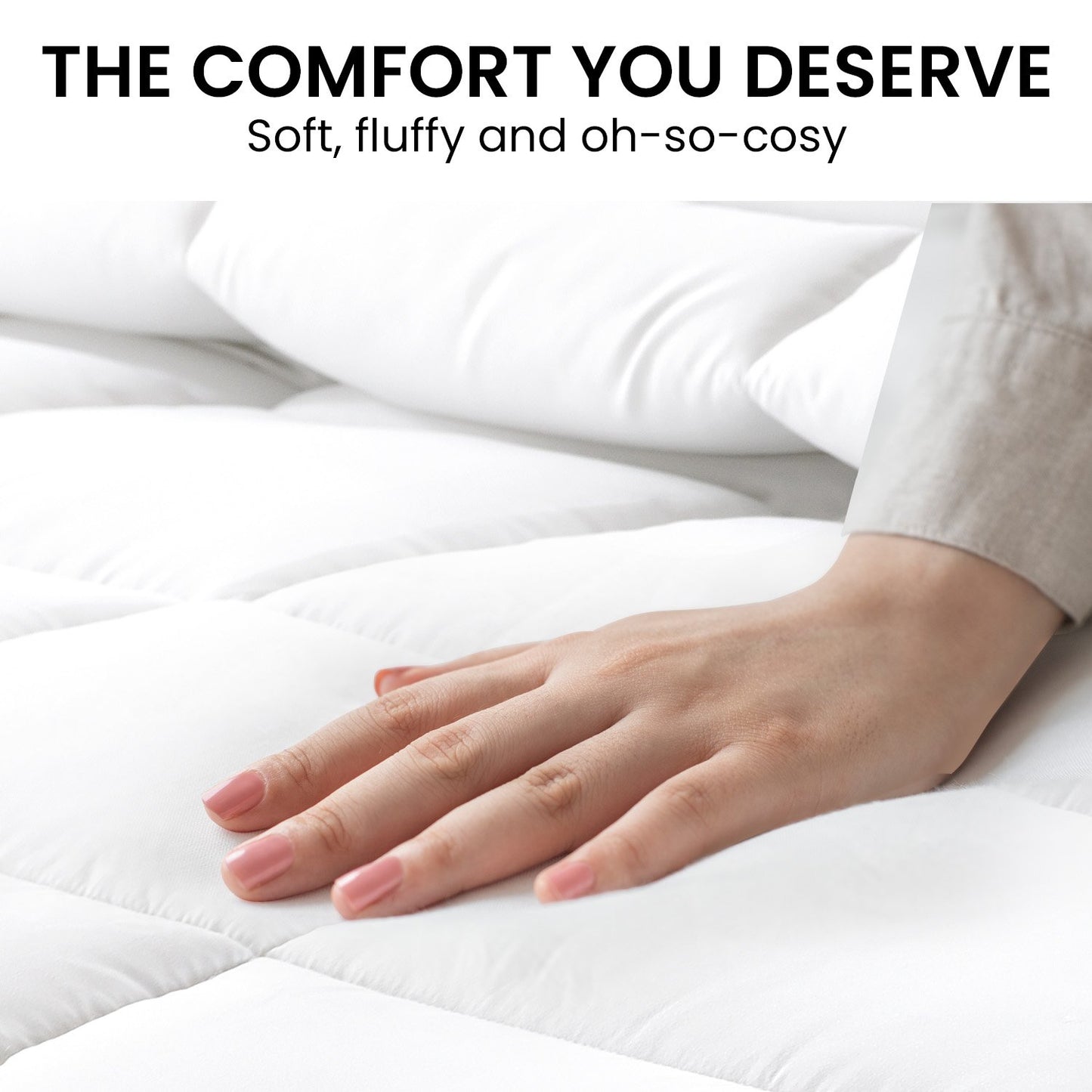 Laura Hill 500GSM Goose Down Feather Comforter Doona - Queen