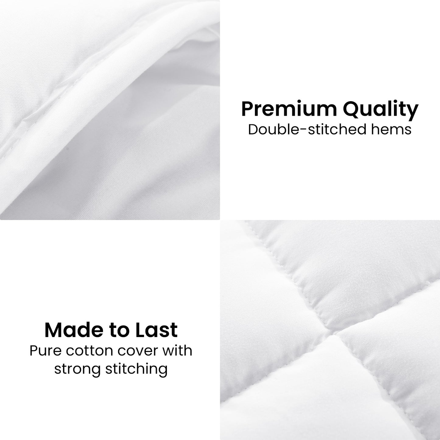 Laura Hill 800GSM Goose Down Feather Comforter Doona - Super King