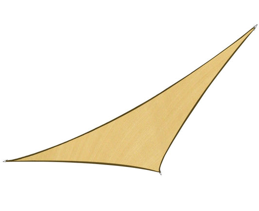 Wallaroo Triangle Shade Sail 5m x 5m x 5m - Sand