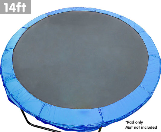 Kahuna 8ft Replacement Reinforced Outdoor Round Trampoline Safety Spring Pad Cover (14 Feet)