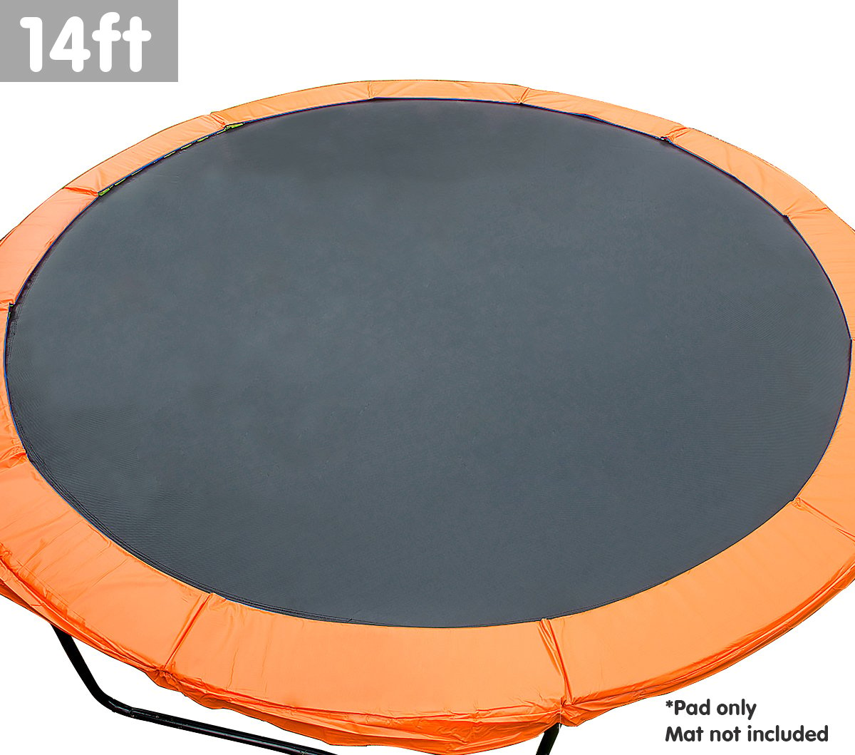 Kahuna 14ft Trampoline Replacement Pad Round - Orange