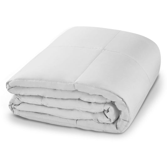 Laura Hill Weighted Blanket Heavy Quilt Doona 5Kg - White