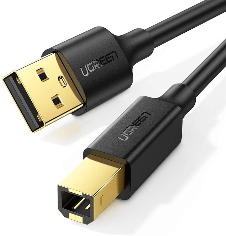 UGREEN USB 2.0 A Male to B Male Printer Cable 5m (Black) 10352