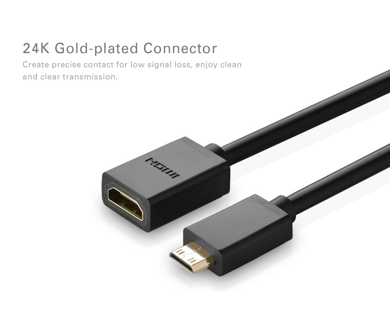 UGREEN 20137 4K Mini HDMI to HDMI Adapter 22cm