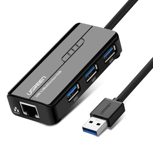 UGREEN USB 3.0 Hub with Gigabit Ethernet Adapter (20265)