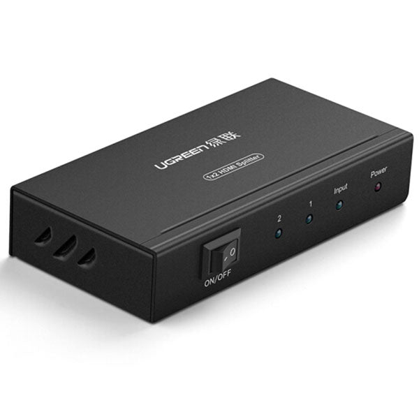 UGREEN 1 x 2 HDMI Amplifier Splitter - Black (40201)