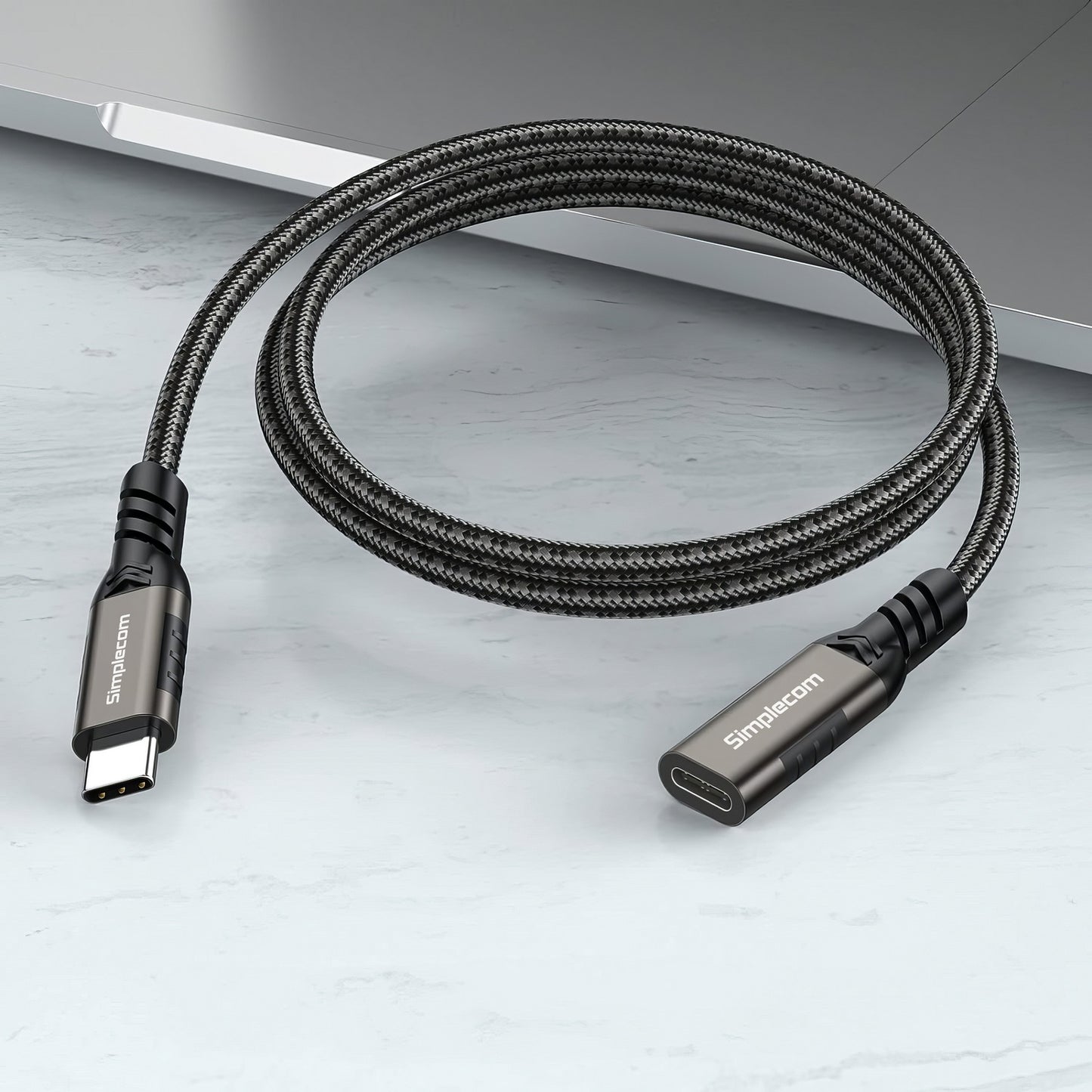 Simplecom CAU610 USB-C Male to Female Extension Cable USB 3.2 Gen2 PD 100W 20Gbps 1M