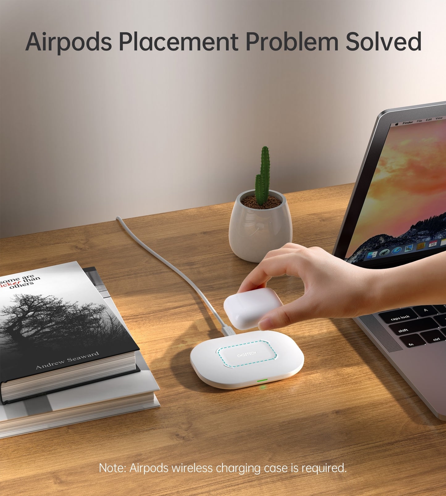 CHOETECH T550-F Airpods/Phone Wireless Fast Charging Pad
