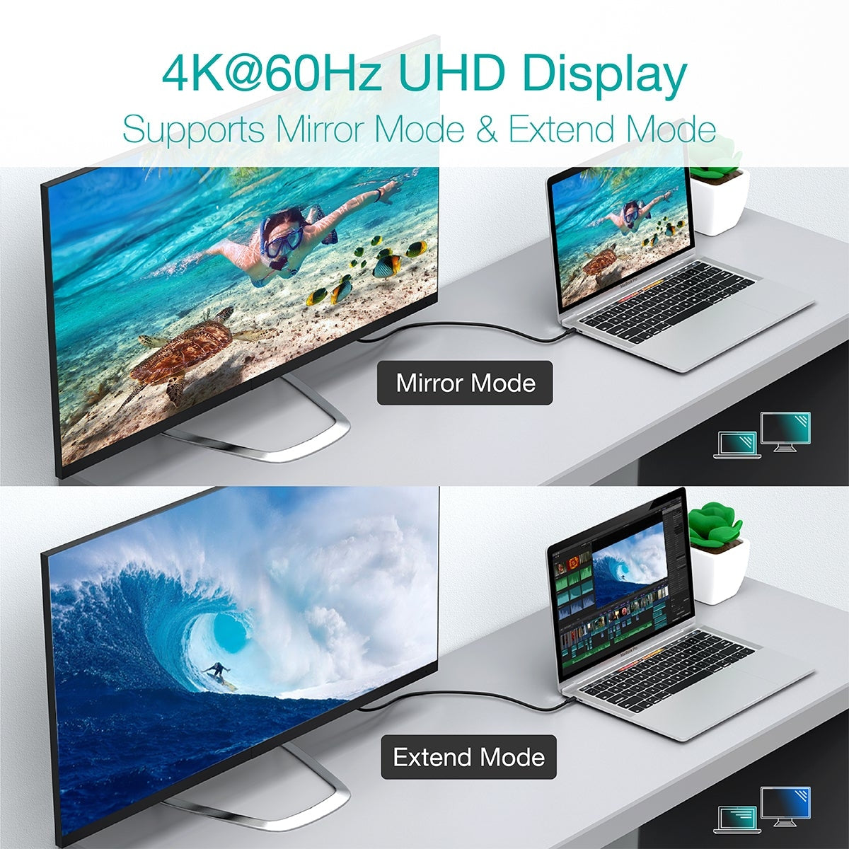 CHOETECH XCC-1007 USB Type-C Braided Fast Charging Cable (20V 5A 2M)