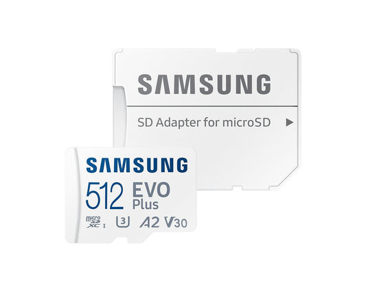 SamSung 512GB MB-MC512KA EVO Plus microSD Card 130MB/s with Adapter