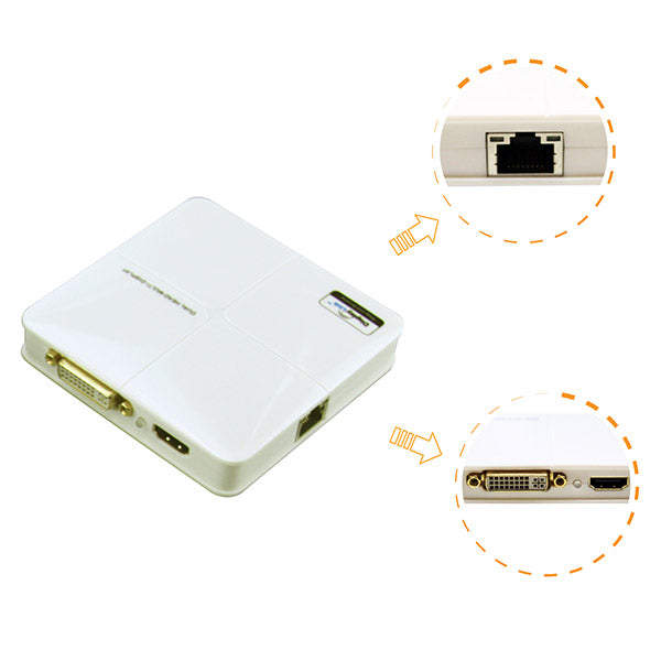 Winstars USB 3.0 Dual Head Display with Gigabit Ethernet Adapter (WS-UG39DH1)