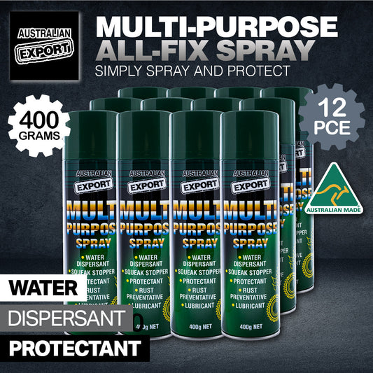 Australian Export 12PCE W.D Water Spray Dispersant Lubricant Rust Prevention 400g