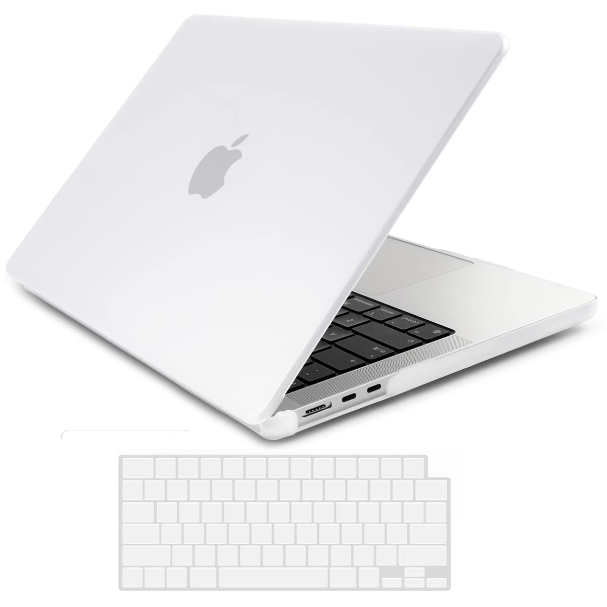 Suitable for  2023 2022 MacBook Air 13 inch case M2 Model A2681 Hard Shell Case Keyboard Cover White