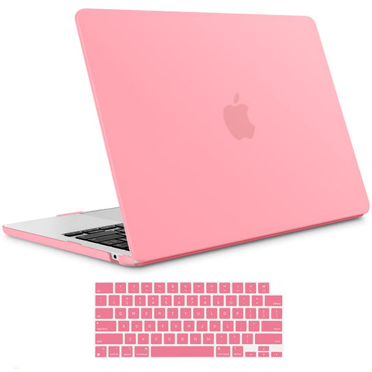 Suitable for 2023 2022 MacBook Air 13 inch case M2 Model A2681 Hard Shell Case Keyboard Cover Pink