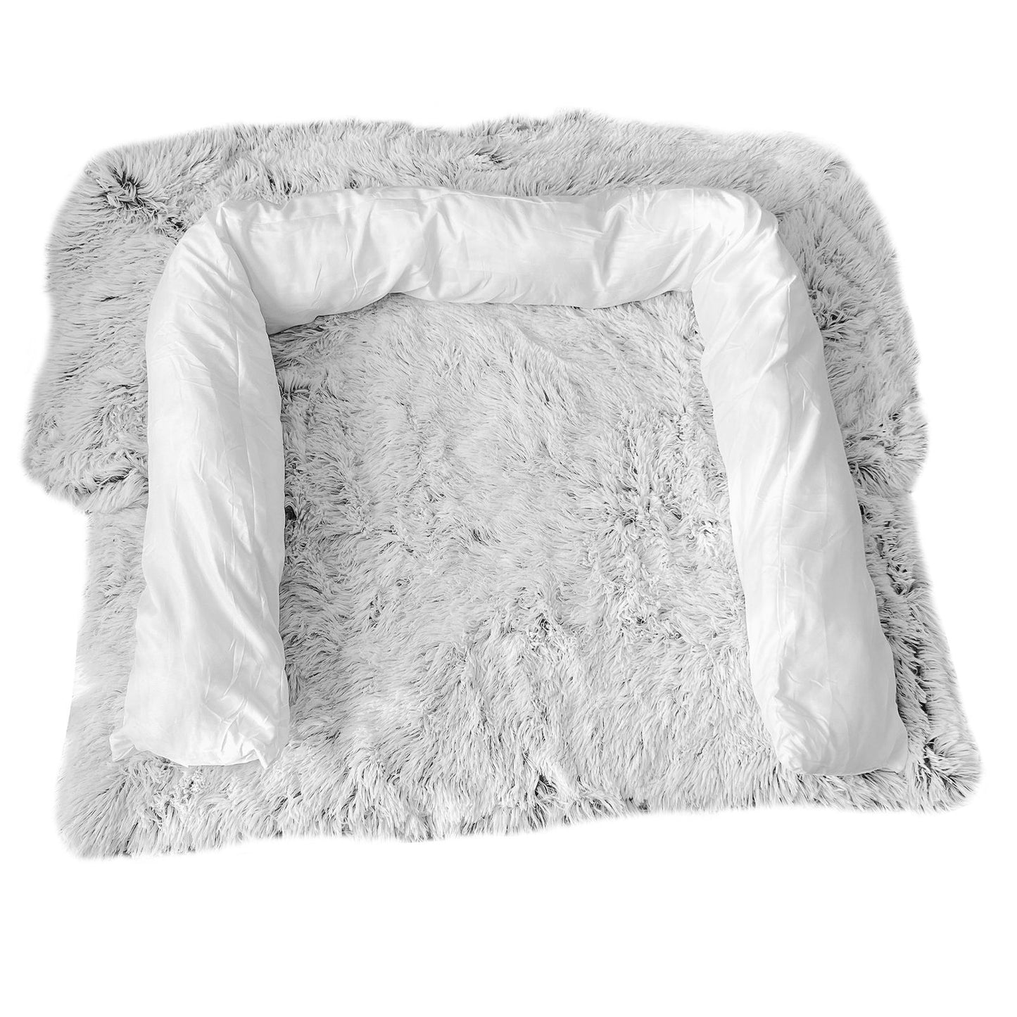 Kids Pet Sofa Bed Dog Cat Calming Waterproof Sofa Cover Protector Slipcovers M