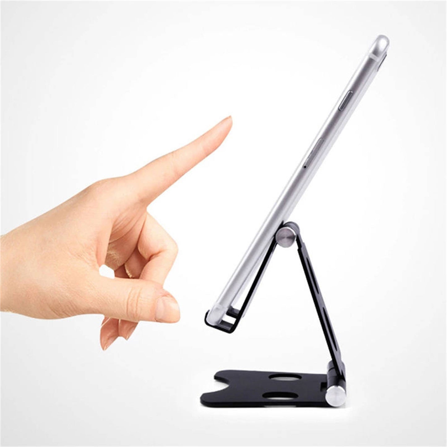 Mobax Phone Holder With Portable Multi-Function Metal Holder Foldable and Adjustable.