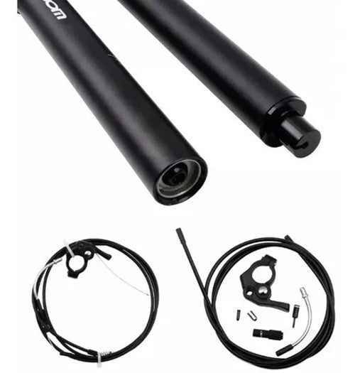 ZOOM SPD-802 Adjustable Height via Thumb Remote Lever - Internal Cable 27.2mm Diameter 80mm Travel Dropper Seatpost