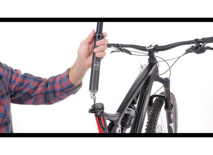 ZOOM SPD-801N Adjustable Height via Thumb Remote Lever - Internal Cable 30.9 Diameter 100mm Travel Mountain Bike Dropper