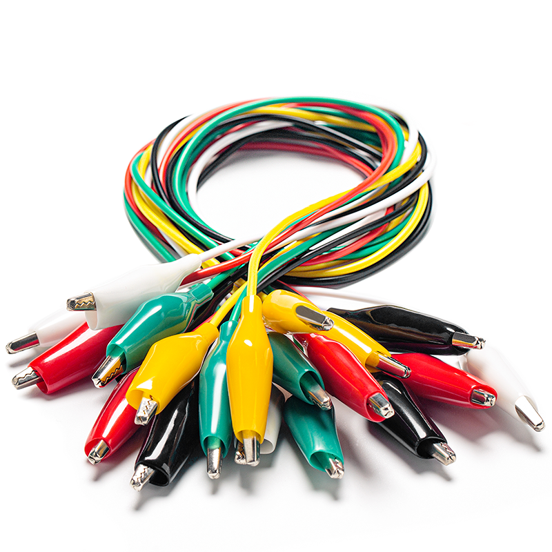KAIWEETS KET02 DIY Electrical Alligator Clips with Wires Test Leads Sets