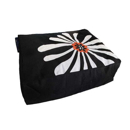 Heavy Duty Pure Cotton Pet Dog Bed Cover Small Black