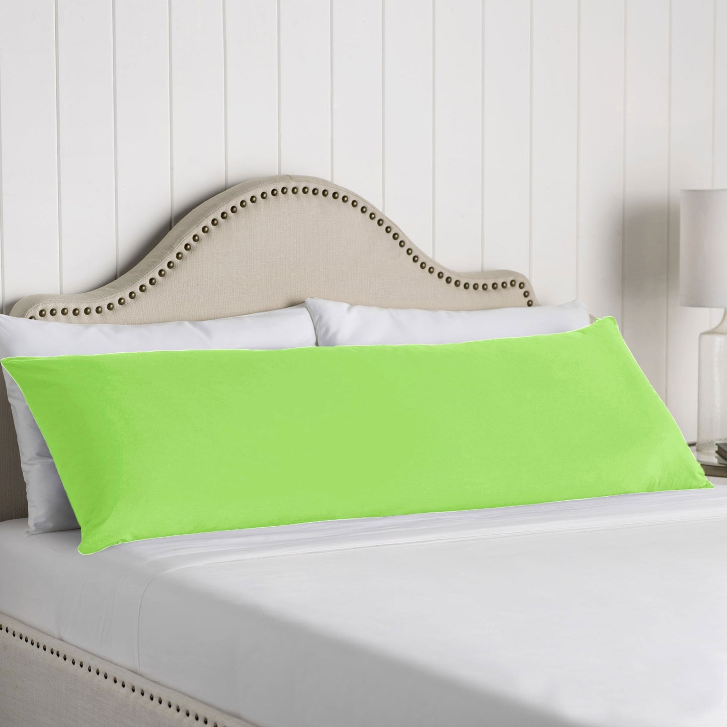 Artex 100% Cotton Body Pillowcase Lime