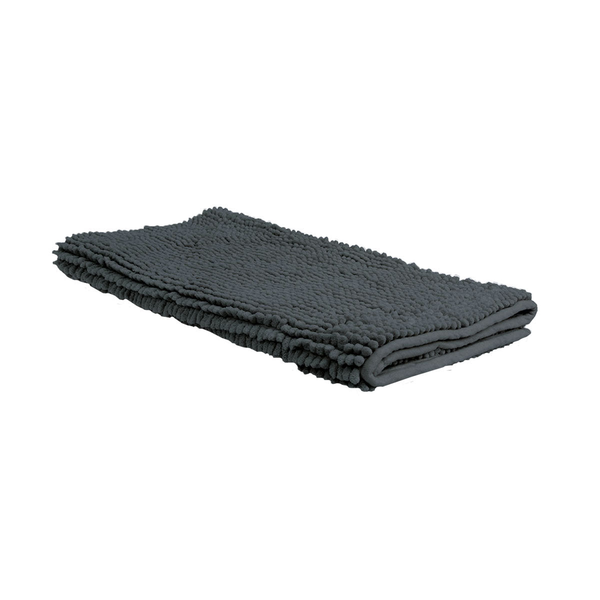 Chenille Toggle Bath Mat 50 x 80cm Charcoal – Fire Deal Australia