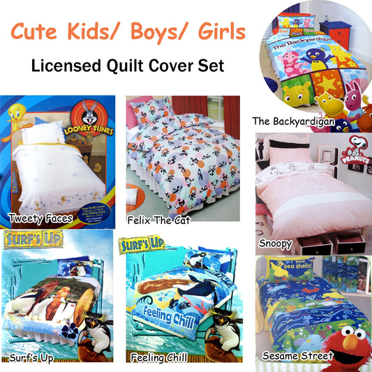 Surf's Up Quilt Cover Set Single