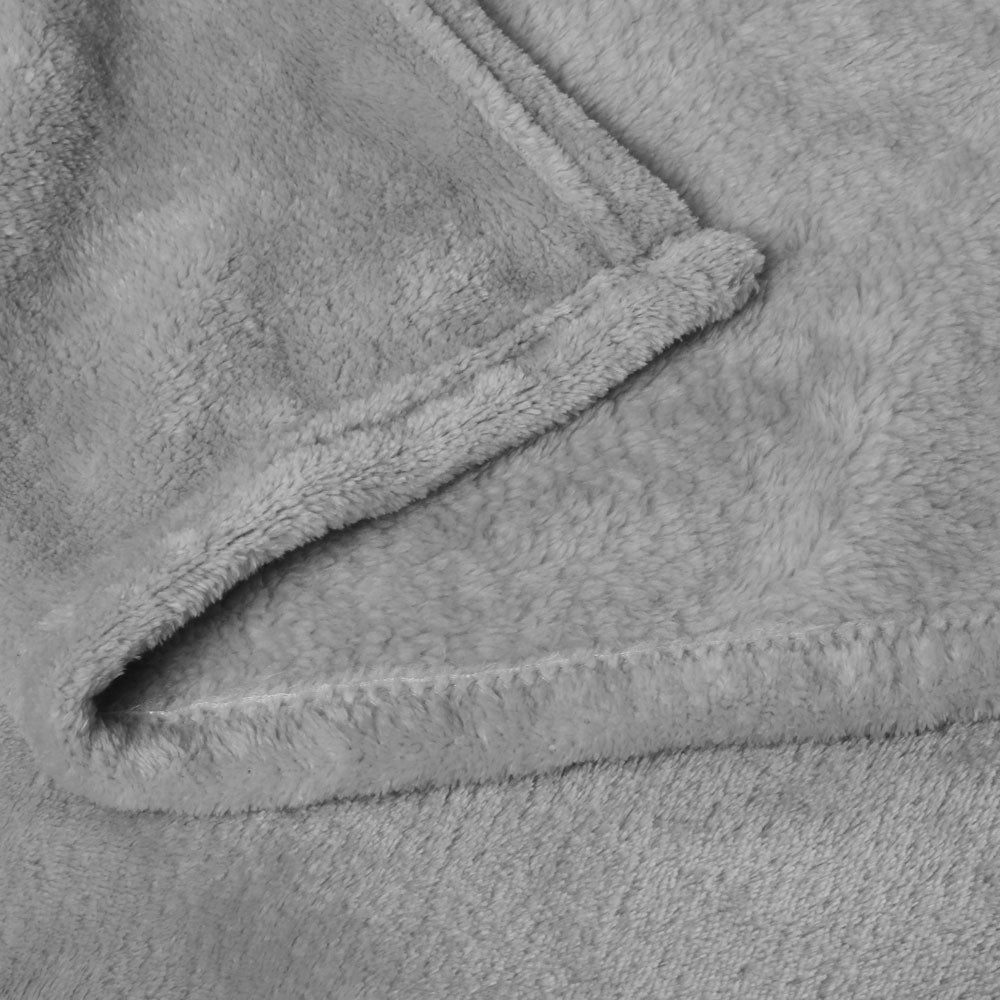 Accessorize Super Soft Blanket Single Size 160 x 240 cm Grey