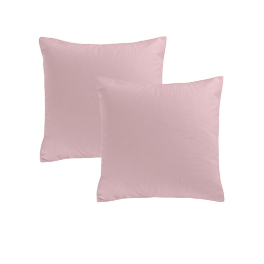 Accessorize Pair of Waffle Blush Cotton European Pillowcases