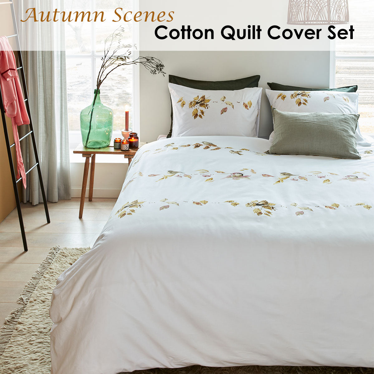 Marjolein Bastin Autumn Scenes Cotton Quilt Cover Set Queen