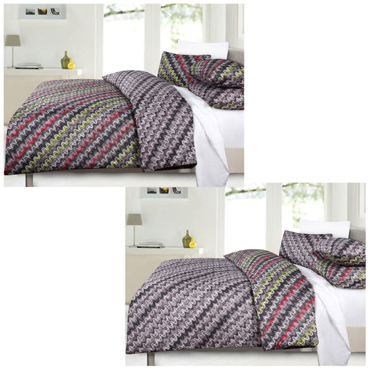 Hoxton Mutated DNA Reversible Quilt Cover Set - King