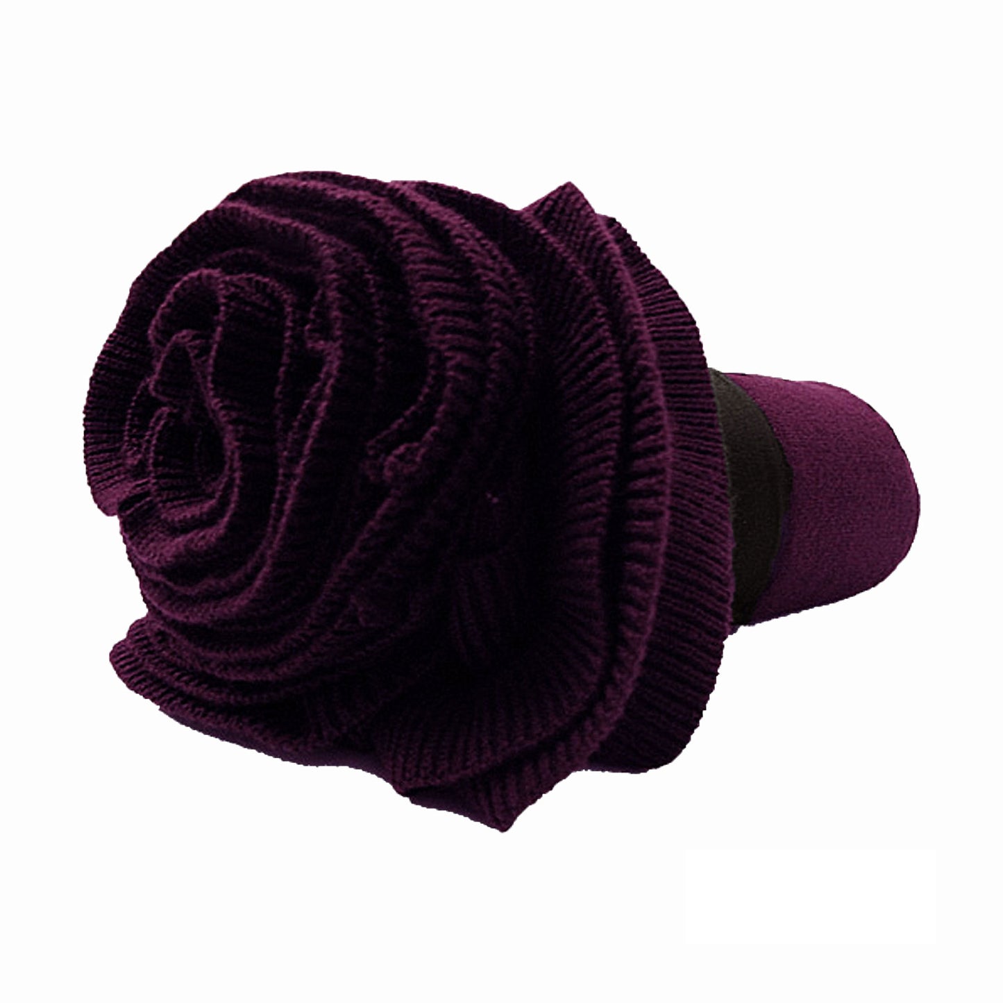 Accessorize Double Ruffle Throw Plum