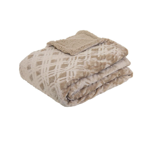 J.Elliot Home Vida Microplush Throw Sandstone