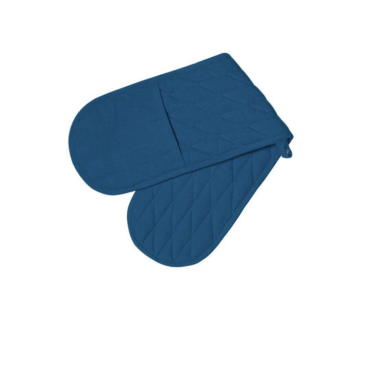 Rans Manhattan Blue Cotton Double Oven Mitt