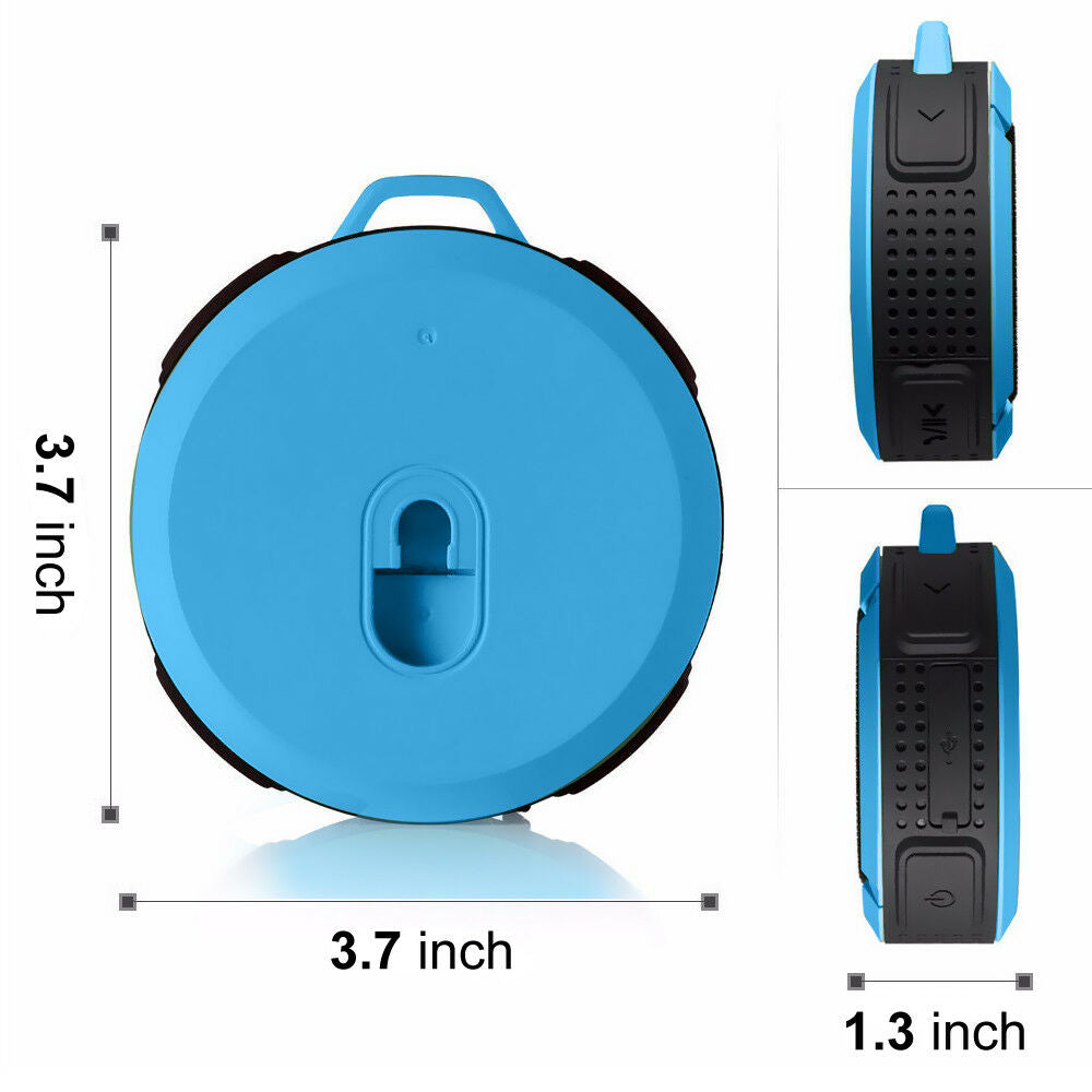 Portable Waterproof Wireless Mini Bluetooth Music Speaker (Black)