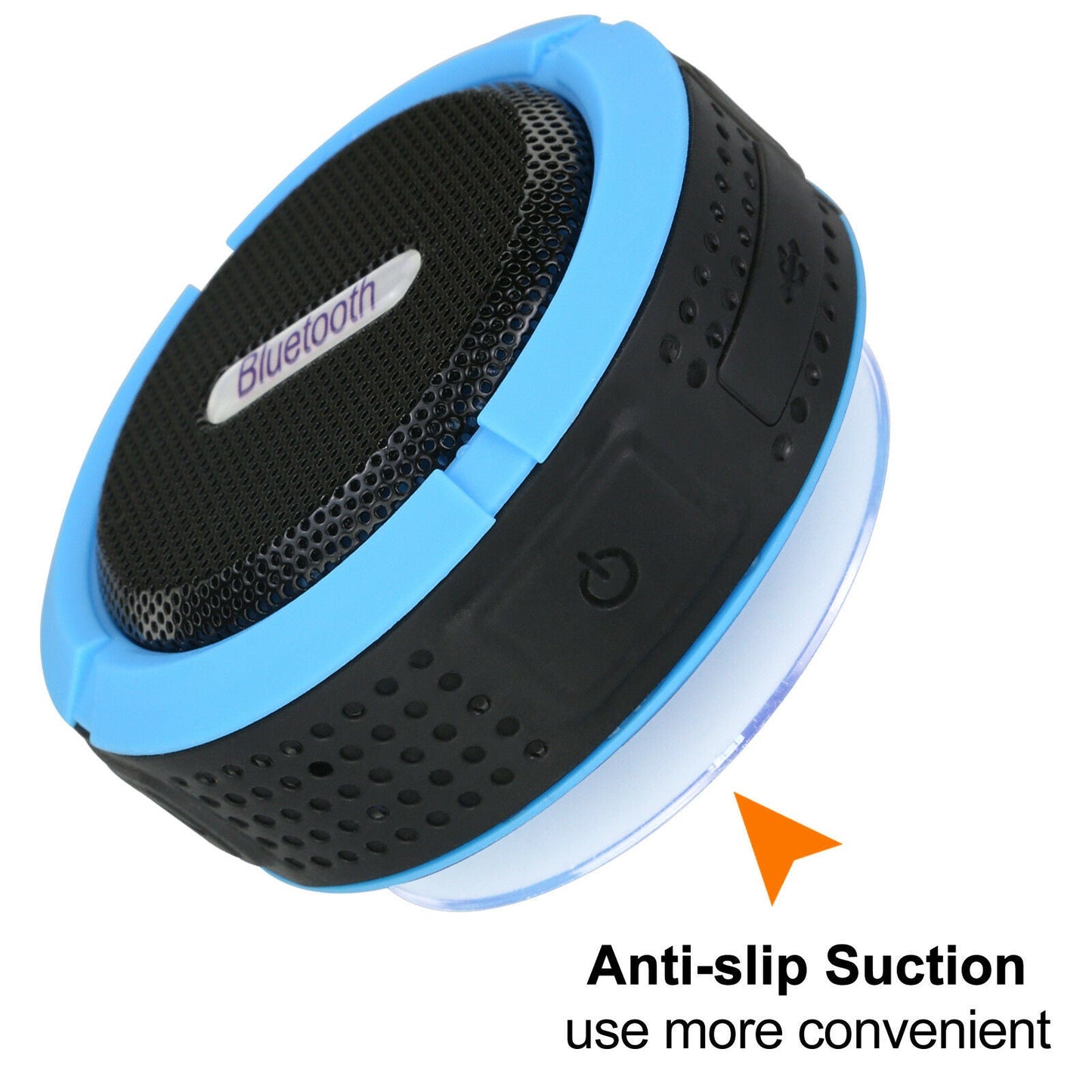 Portable Waterproof Wireless Mini Bluetooth Music Speaker (Black)