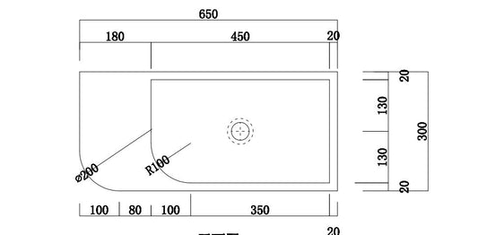 New Concrete Cement Wash Basin Counter Top Matte White Wall Hung Basin