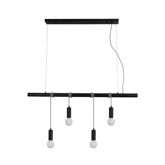 Bikkel 4 Lights Pendant Light - Black