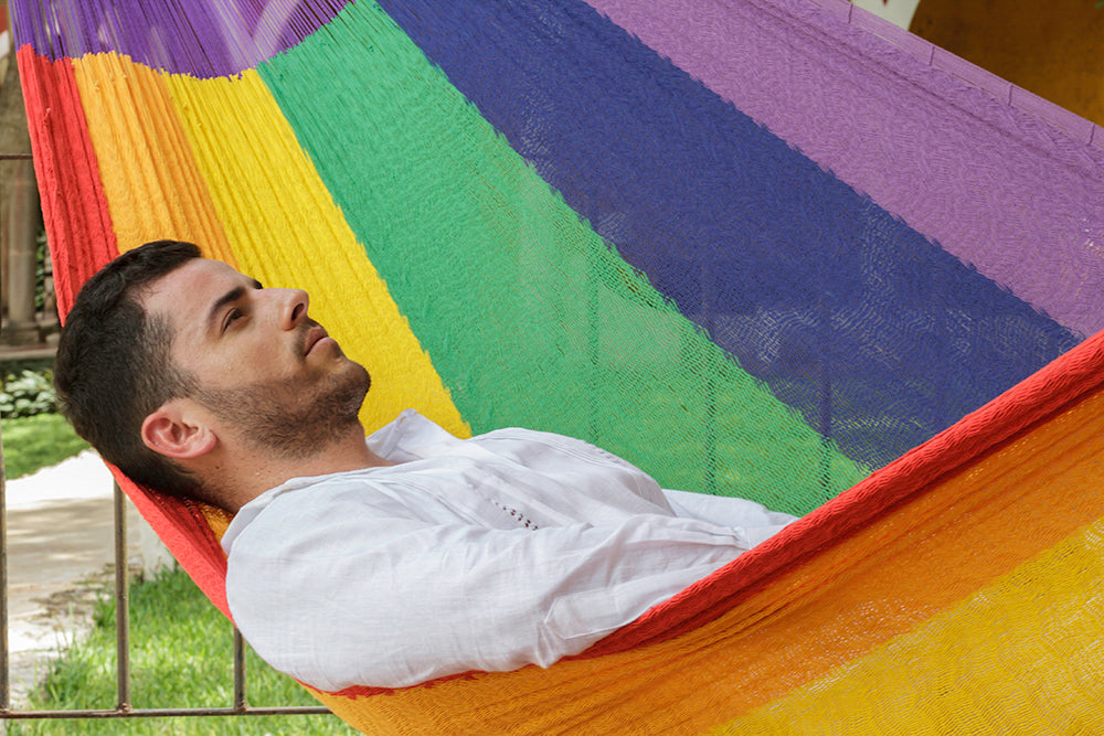 The Power nap Mayan Legacy hammock in Rainbow Colour