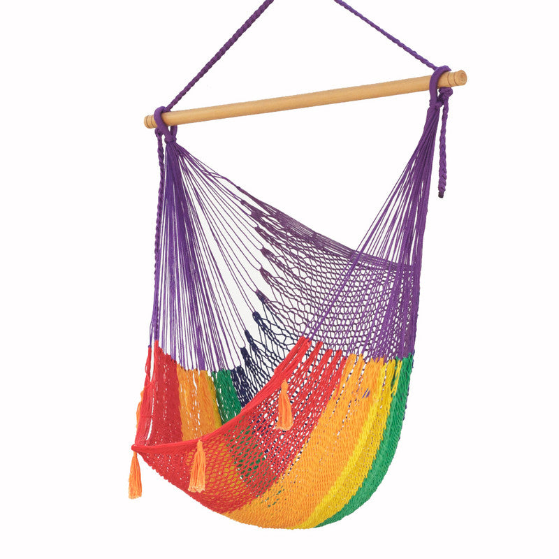 Mexican Hammock Swing Chair Rainbow