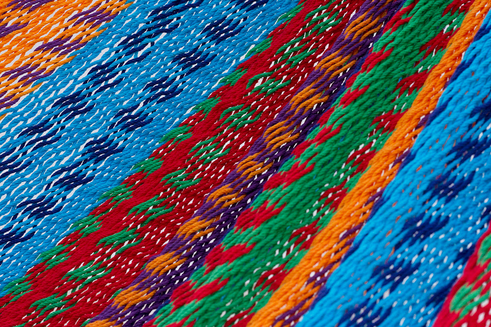 Queen Size Outdoor Cotton Hammock in Colorina