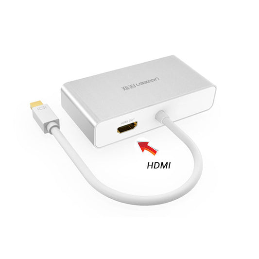 UGREEN 3-in-1 Mini DisplayPort to HDMI&VGA&DVI converter - white (10438)