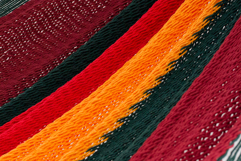 Queen Size Outdoor Cotton Hammock in Imperial